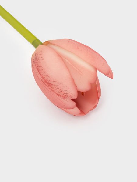 Цветок искусственный, 40 см, полиэтилен, Розовый тюльпан, Interior spring
