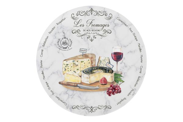 Набор закусочных тарелок Fromage (цветной) 19 см 4 шт 