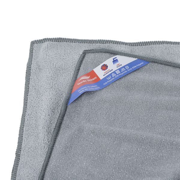 Тряпка из микрофибры двусторонняя 30х30 см Nordic Stream