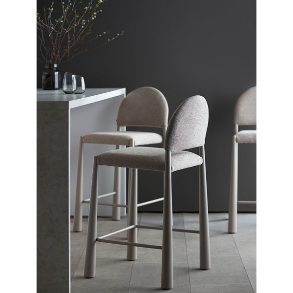 Стул полубарный freddi, рогожка, жемчужно-серый Bergenson Bjorn