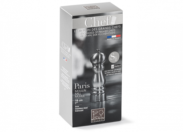 Мельница для соли PEUGEOT Paris 18 см из нержавеющей стали