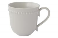 Кружка 350 мл, фарфор, серая, Tiffany Easy Life