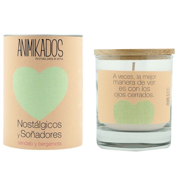 Свеча ароматическая animikados butterfly spirit Сандал и бергамот 40 ч.