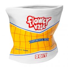 Ваза для цветов corner shop, chips bag, 17 см Doiy