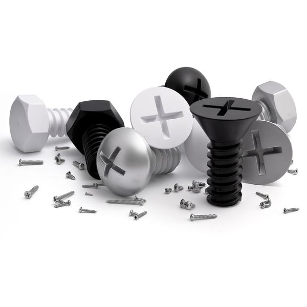 Набор вешалок screw, серый, 3 шт Qualy