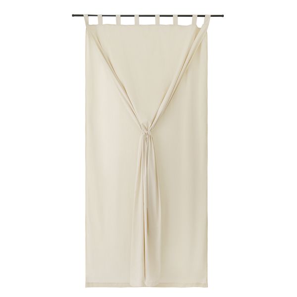 Штора из хлопка и льна кремового цвета из коллекции essential, 150х290 см Tkano