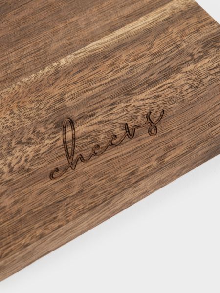 Стакан для виски 245 мл, на подставке, стекло/дерево, Piano
