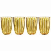 Набор из 4-х стаканов dolcevita 470 мл, янтарные Guzzini