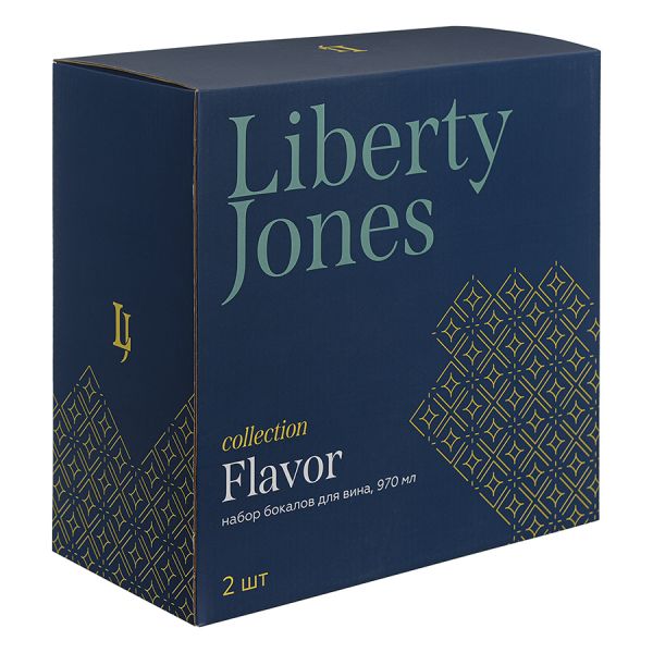 Набор бокалов для вина flavor, 970 мл, 2 шт Liberty Jones