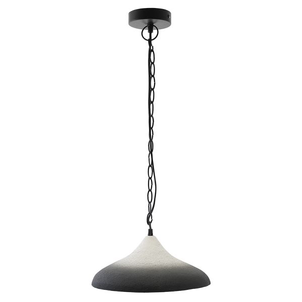 Светильник подвесной sustainable, D44х19 см, черный/белый Bergenson Bjorn