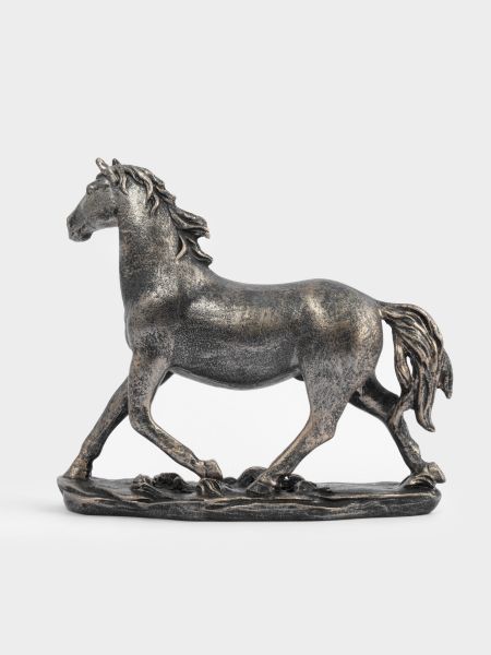 Статуэтка 18 см, полирезин, бронзовая, Бегущий конь, Horse Anna Lafarg
