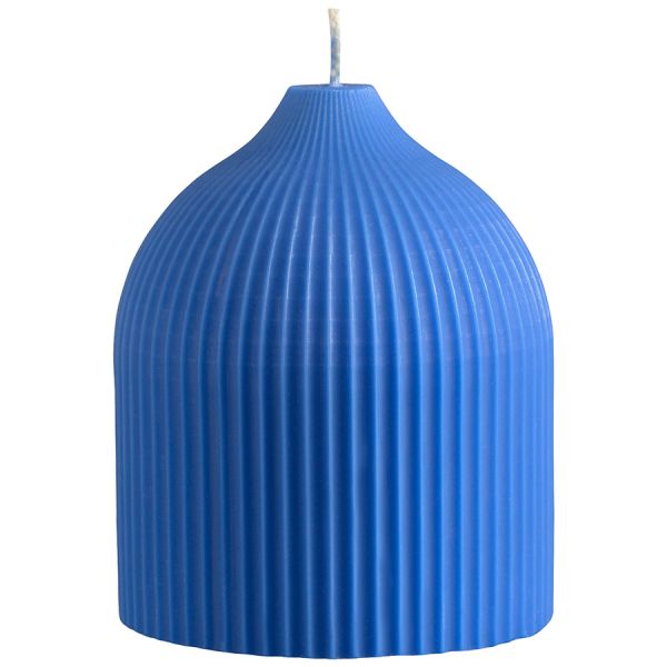 Свеча декоративная ярко-синего цвета из коллекции edge 10,5см