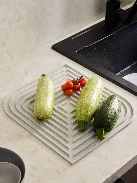 Коврик для сушки посуды dry flex, 34,5х31,5 см, графит Smart Solutions