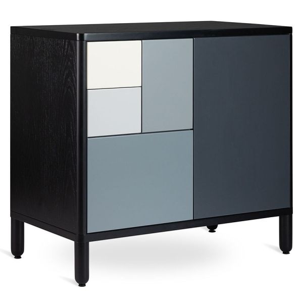 Комод saga tol 82х45х75 см черный