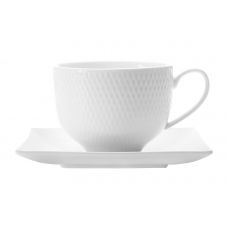 Чашка с квадратным блюдцем Даймонд 220 мл Maxwell & Williams