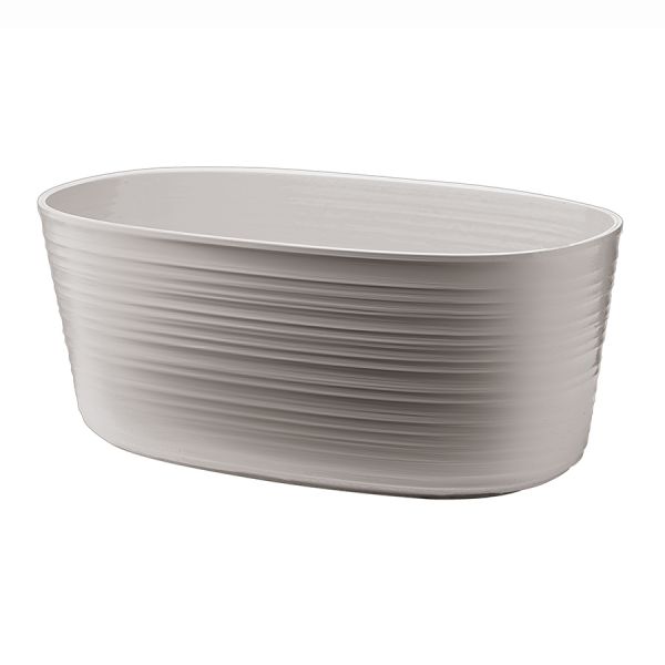 Кашпо для комнатных растений tierra малое, серо-бежевое Guzzini