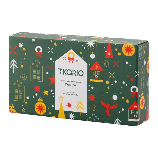 Подсвечник новогодний Такса из коллекции new year essential, 20х4,6х11,5 см Tkano
