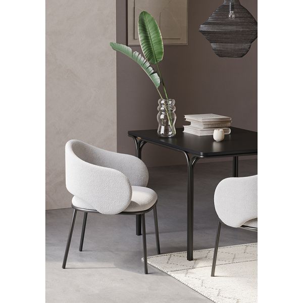 Стул coastal, букле, дымчато-серый Bergenson Bjorn