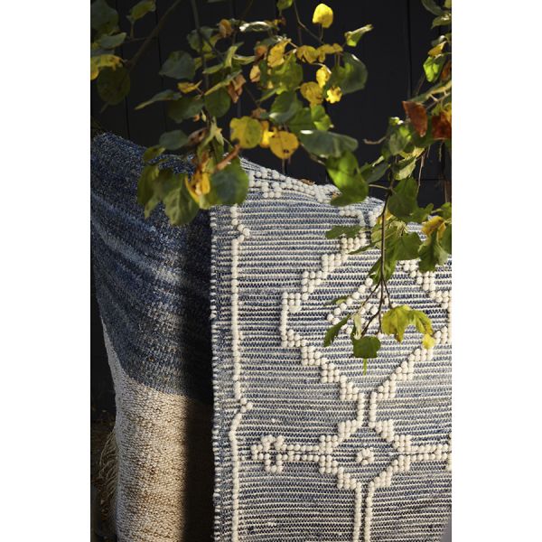 Ковер из шерсти и денима jammu из коллекции ethnic 160х230 см Tkano