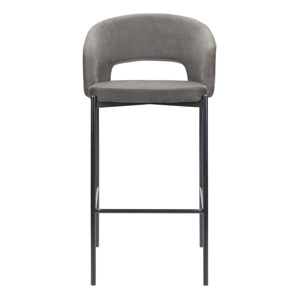 Стул барный horace экозамша темно-серый Berg