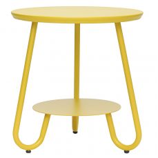 Столик журнальный stian, D50 см, желтый Bergenson Bjorn