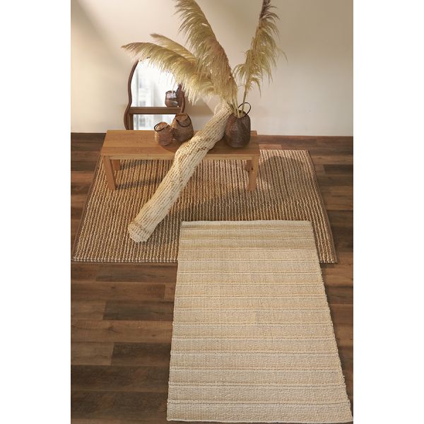 Ковер из джута и шерсти delhi из коллекции ethnic 70x160 см Tkano