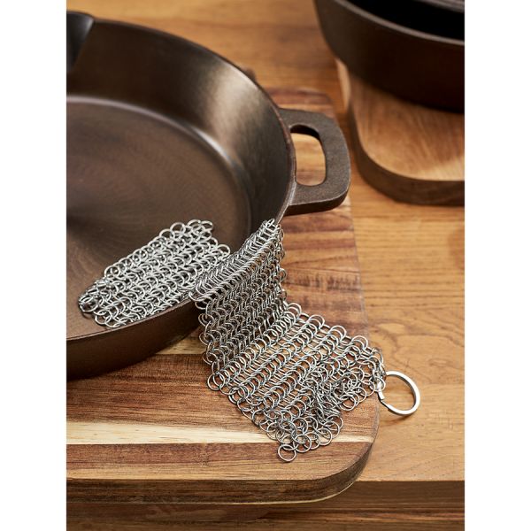 Губка кольчужная для чистки чугуна и нержавеющей стали, 20х15 см Liberty Jones