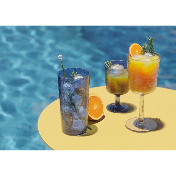 Набор бокалов для вина arctic, 280 мл, синий, 4 шт Liberty Jones