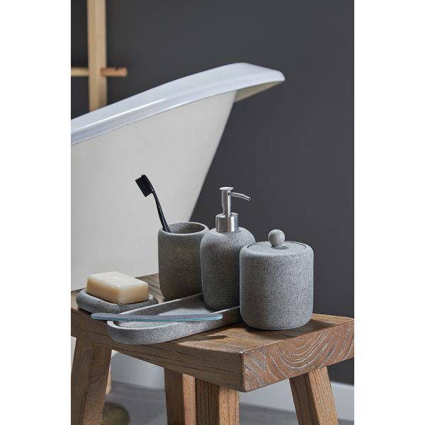 Банка для хранения loup 430 мл, темно-серая Bergenson Bjorn Bath