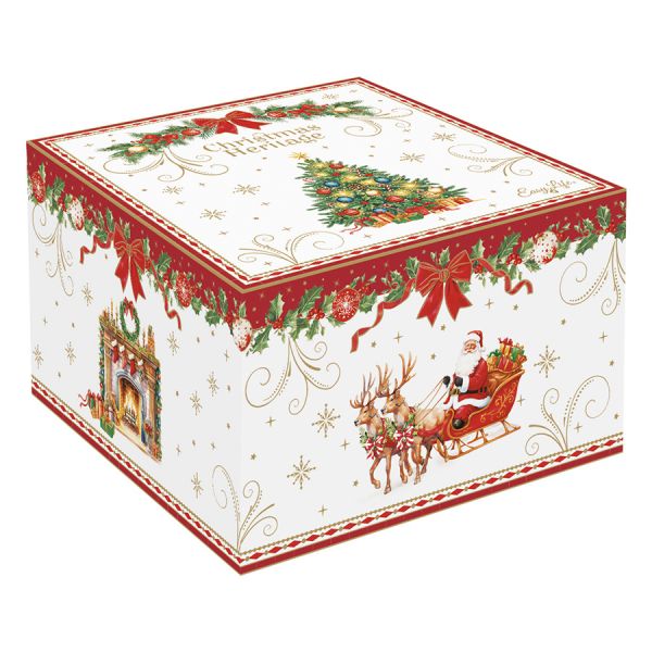 Чашка с блюдцем christmas heritage 240 мл Easy Life
