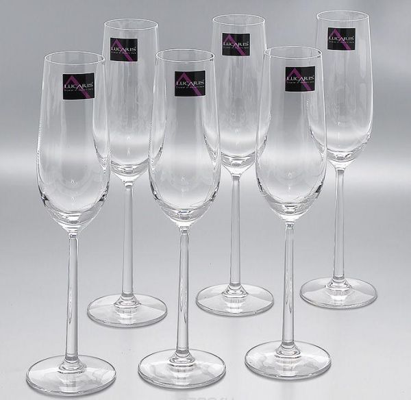 Набор бокалов для шампанского LUCARIS Shanghai Soul 6 шт 250 мл 