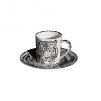 Чашка с блюдцем кофейная Tiger 100 мл, WILD SPIRIT TAITU