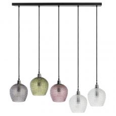 Светильник подвесной каскадный aurora, 110х18 см, сливовый/зеленый/серый Bergenson Bjorn