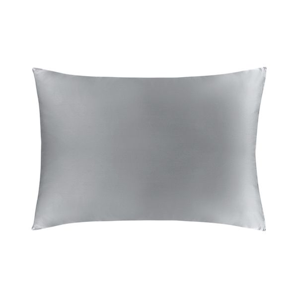 Комплект постельного белья из премиального сатина светло-серого цвета из коллекции essential, 150х200 см Tkano