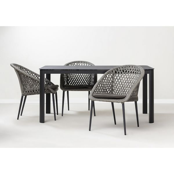 Стол обеденный leif, темно-серый Bergenson Bjorn