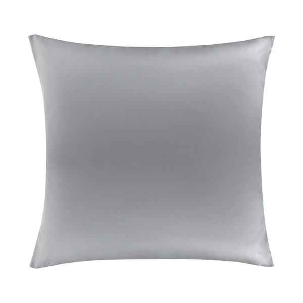 Набор наволочек из премиального сатина светло-серого цвета из коллекции essential, 70х70 см Tkano