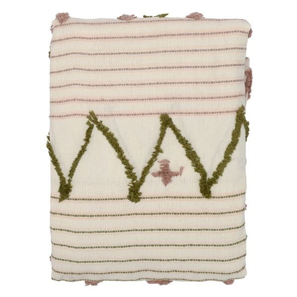 Покрывало из хлопка с бахромой из коллекции Ethnic 180х250 см