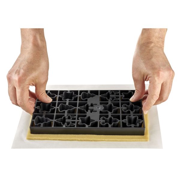 Форма для приготовления печенья winter holiday 24 х 15 х 2 см