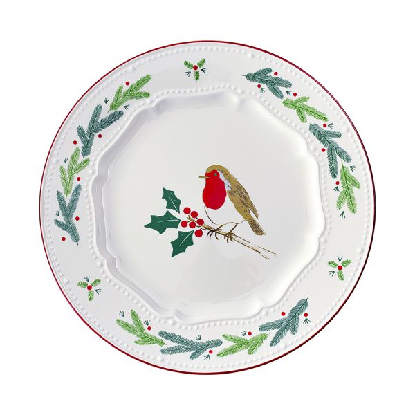 Набор из четырех тарелок nordic winter из коллекции new year essential, D23 см Tkano