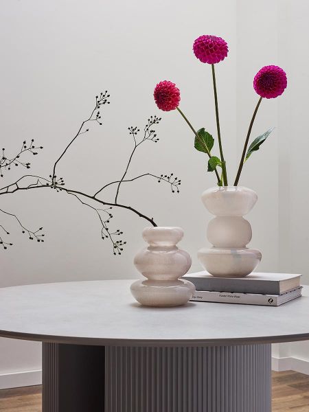 Ваза riverstone, 25 см, жемчужно-серая Bergenson Bjorn