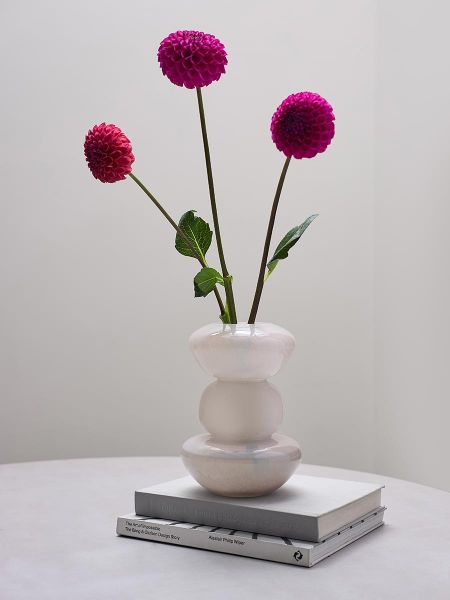 Ваза riverstone, 25 см, жемчужно-серая Bergenson Bjorn