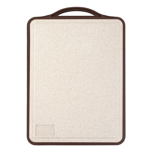 Доска разделочная двусторонняя из пшеничного волокна и черного дерева arlett, 44,5х30,5 см, сливовая Smart Solutions