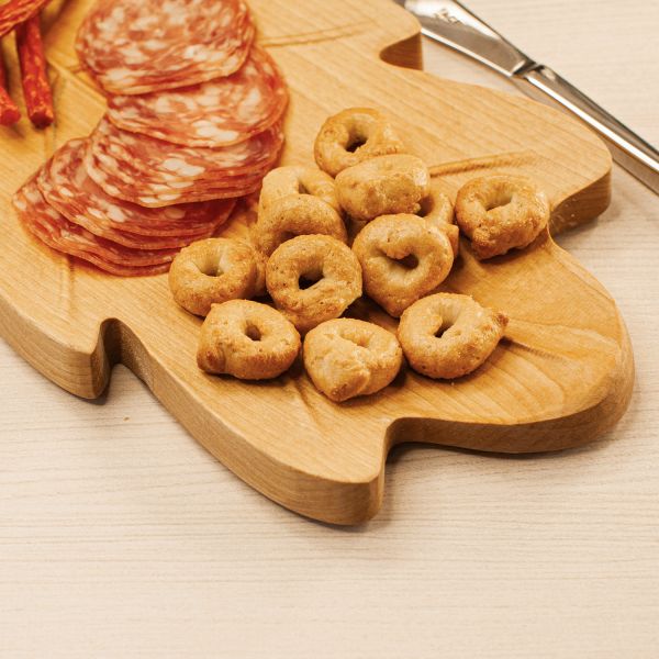 Блюдо для сервировки "Дуб", 17x39 см, светло-коричневый Uneca