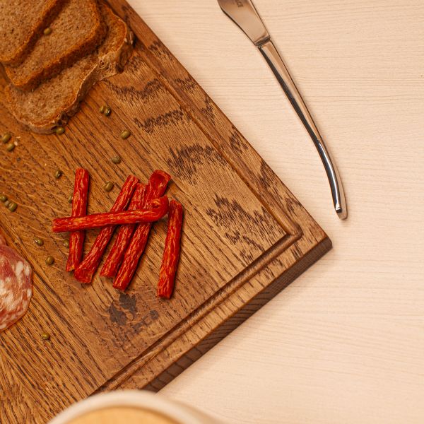 Доска разделочная прямоугольная 37х25 см дуб, темно-коричневый Uneca