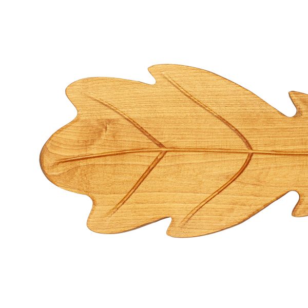 Блюдо для сервировки "Дуб", 17x39 см, светло-коричневый Uneca