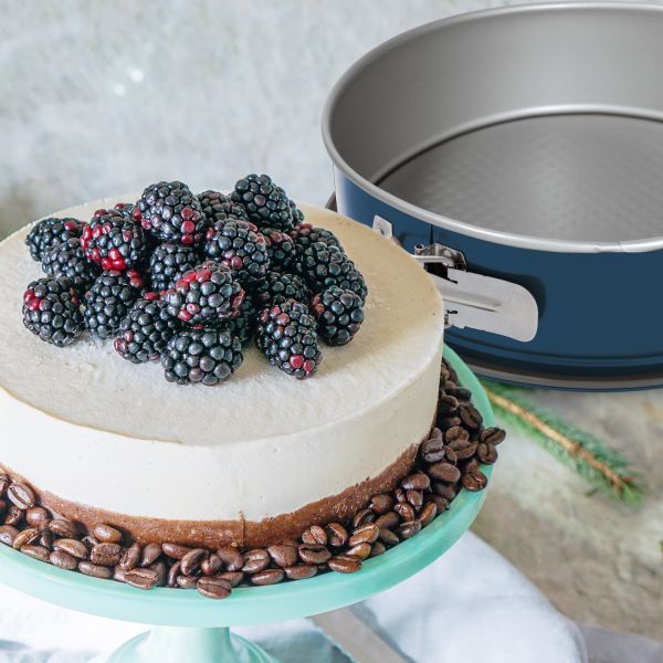 Форма для выпекания круглая разъемная, 24 см, синяя, Guardini
