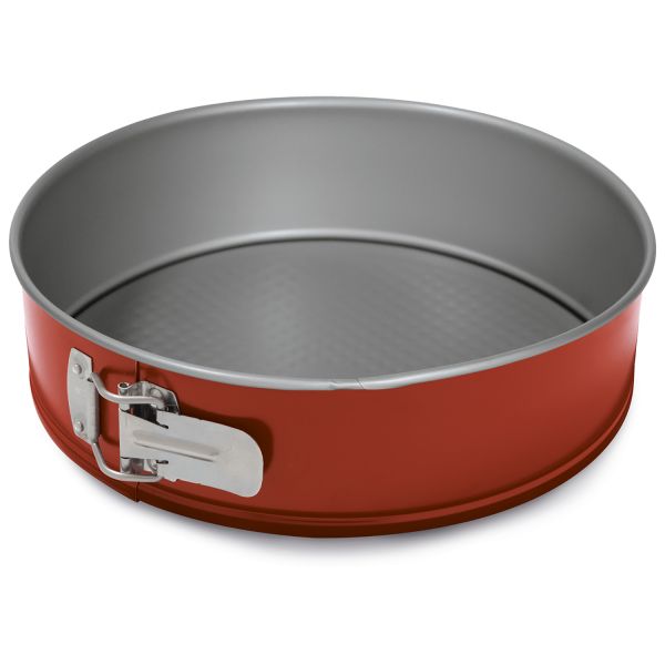 Форма для выпекания круглая разъемная, 18 см, красная, Guardini
