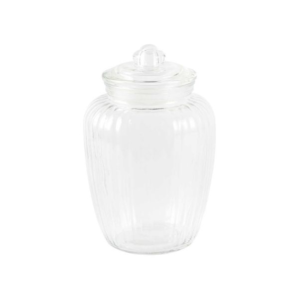 Емкость для хранения стеклянная 2400 мл HomeFeel