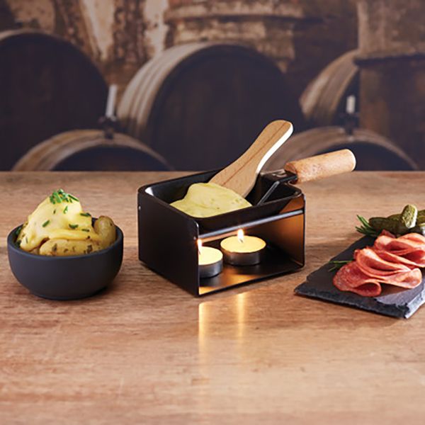 Мармит настольный для сыра(мармит, лопатка сервировочная 2 шт, свечи 2 шт) KITCHEN CRAFT
