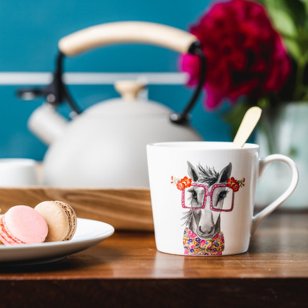 Кружка фарфоровая Mikasa Tipperleyhill с принтом лошади 380 мл KITCHEN CRAFT
